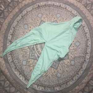 Dippin Daisy Mint Low V-Neck One-Piece (S)
